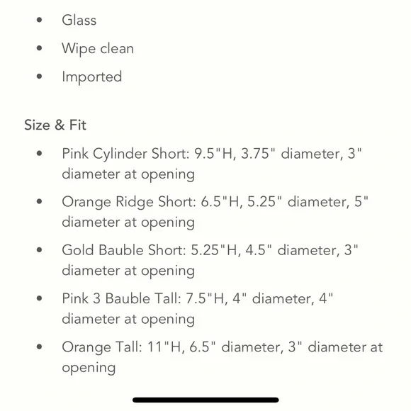 Pink stack spherical Vase - Picture 4 of 9